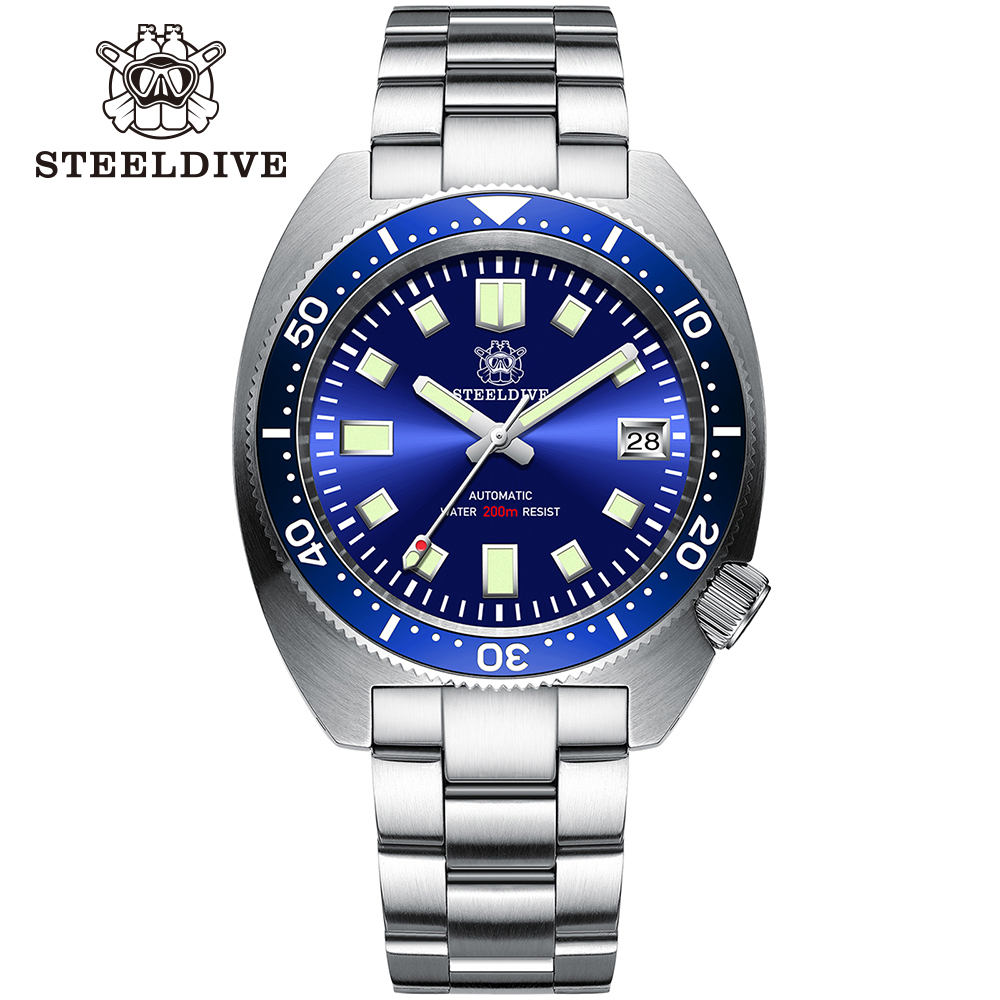 Seiko Watch Prospex - STEELDIVE 42 mm dun abalone SD1977
