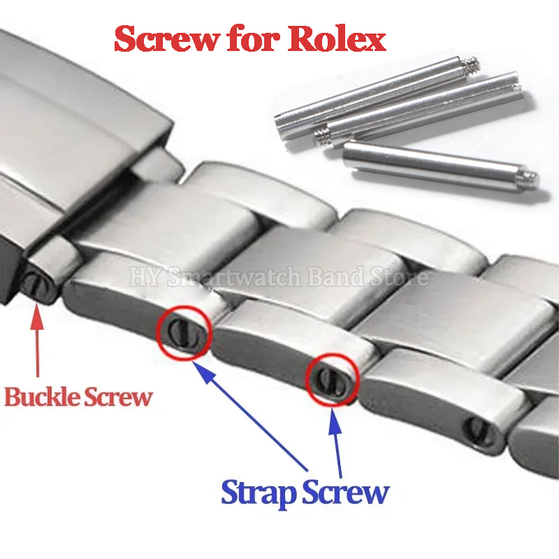 Rolex Watch Daytona - Roestvrijstalen bandenschroef voor Rolex voor Oyster
