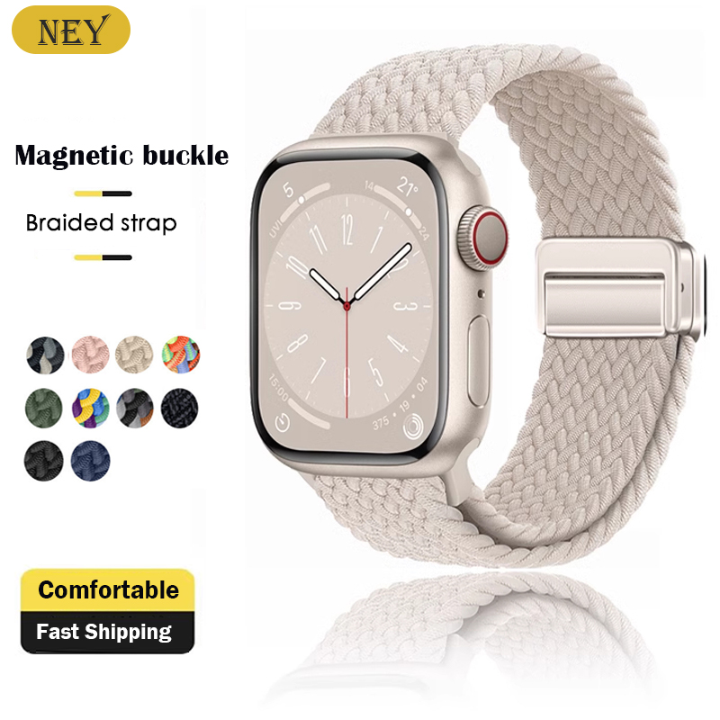 Milanese Loop Magnetic - Gevlochten band voor Apple Watch-band 40