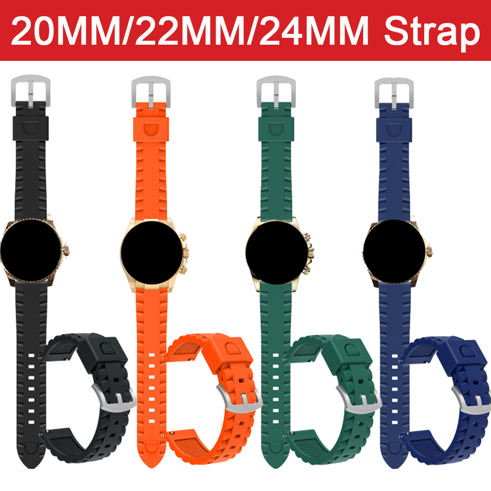 Zachte siliconen band voor 20  - Silicone Watch Band 22Mm recensie en prijs