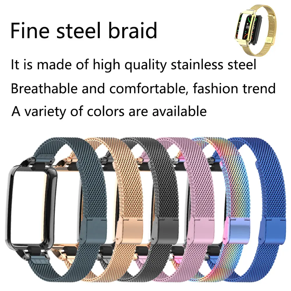 Geschikt voor Oppo Band 2 roes - Mesh Strap Metal recensie en prijs