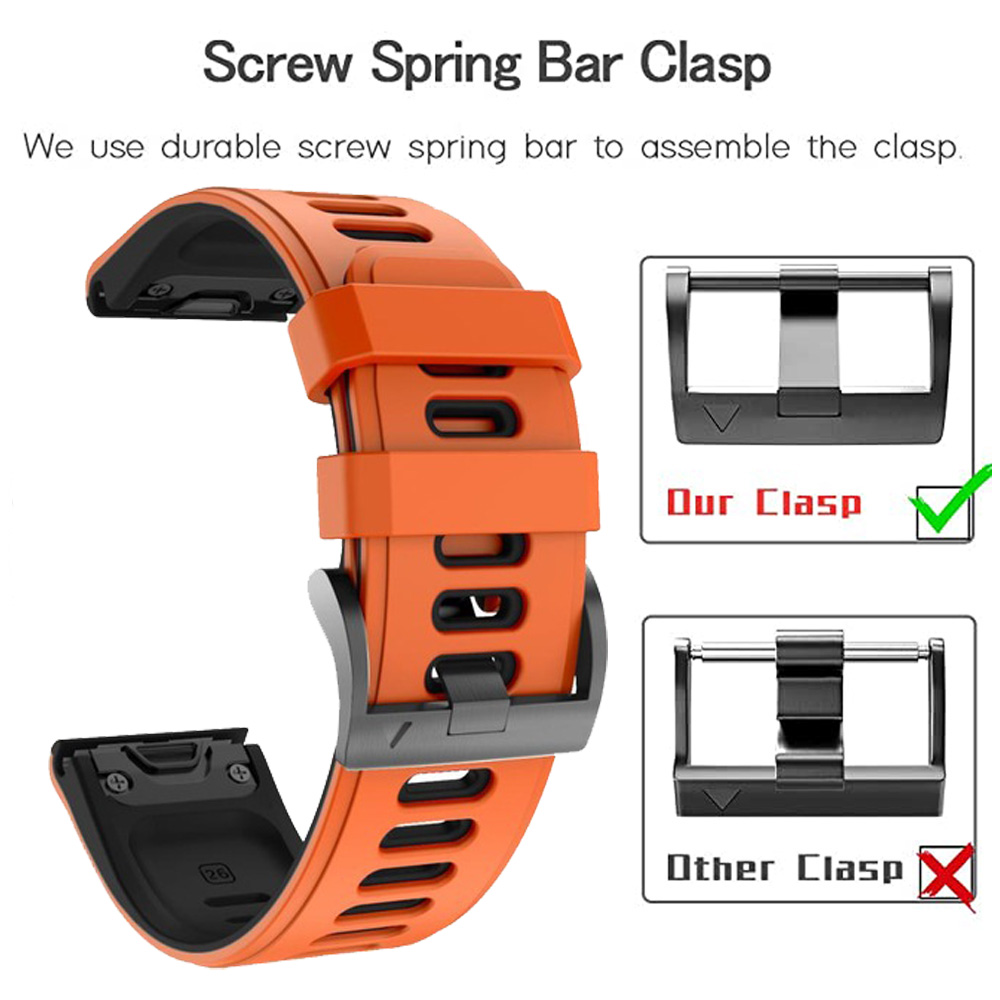 Vervangende Horlogebanden 22Mm - Silicone Watch Band 22Mm recensie en prijs