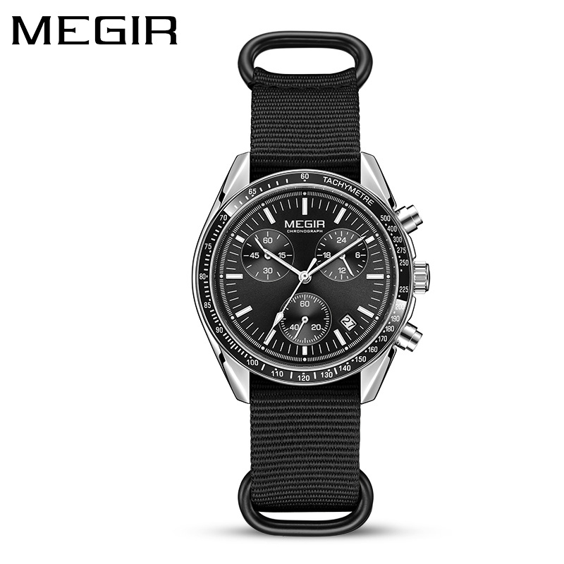 MEGIR 2247 Heren Luxe Quartz H - Canvas Strap Watch recensie en prijs