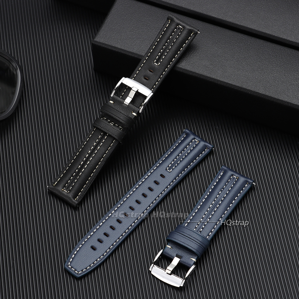 22mm Retro Kalfsleer Lederen B - Leather Strap Quick Release recensie en prijs