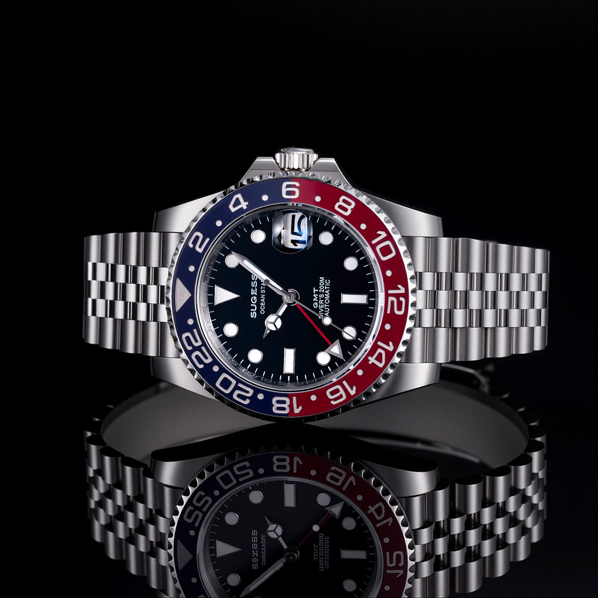 Sugess GMT Duikhorloge voor He - Cartier Watch Santos recensie en prijs