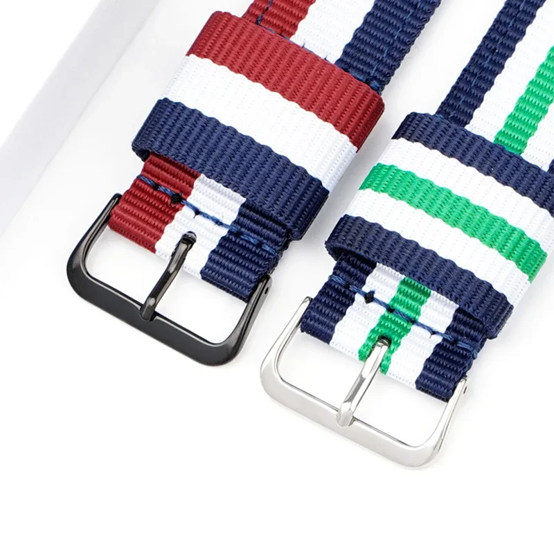20 mm 22 mm geweven nylon band - Canvas Strap Watch recensie en prijs